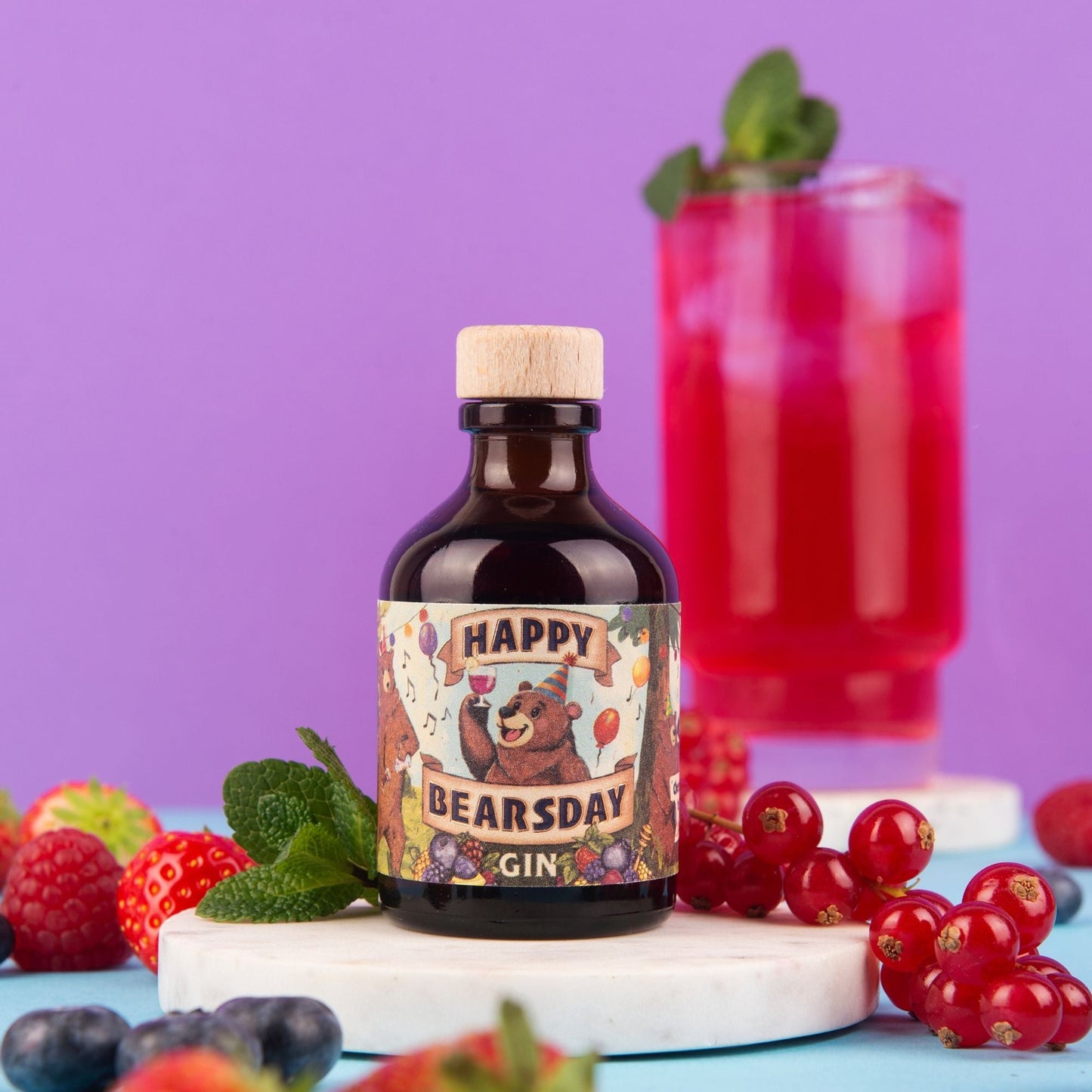 Happy Bearsday Gin 40% Vol. Miniatur - 50ml